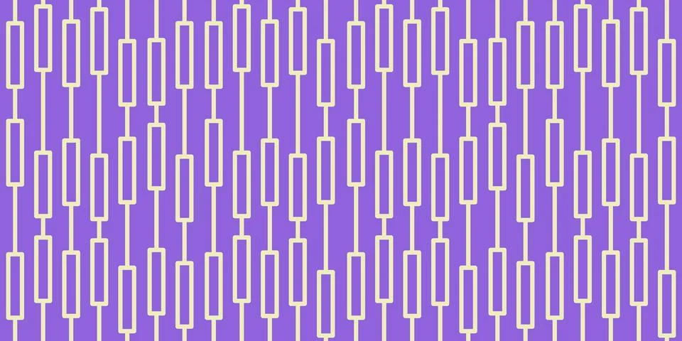 Abstract seamless geometric Pattern. Vertical lines and rectangles on Purpl.. Stockillustratie