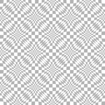 Abstract seamless geometric pattern with weave ornament. Wavy distorted texture イラスト素材