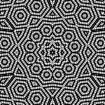 Abstract seamless geometric patterns background - Geometric pattern circle -  Stock Illustration