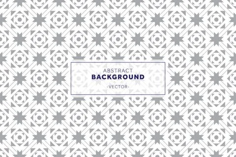 Abstract seamless geometric patterns background Stock Illustration