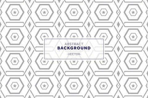 Abstract seamless geometric patterns background Stock Illustration