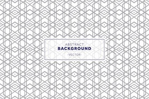 Abstract seamless geometric patterns background Stock Illustration