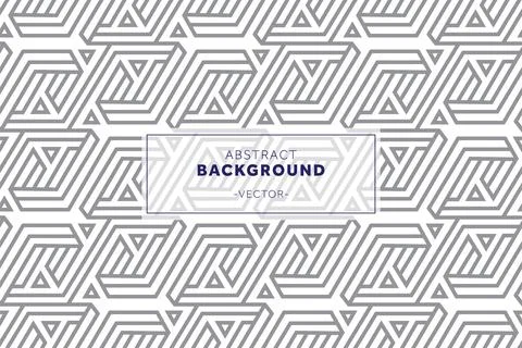Abstract seamless geometric patterns background Stock Illustration