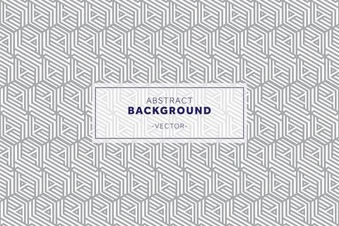 Abstract seamless geometric patterns background Stock Illustration