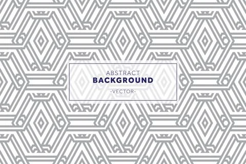 Abstract seamless geometric patterns background Stock Illustration