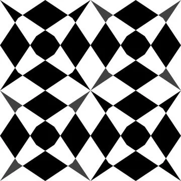Abstract seamless geometric patterns. Kaleidoscope seamless Stock Illustration