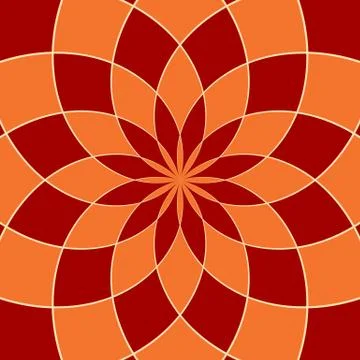 Abstract seamless geometric patterns. Kaleidoscope seamless Stock Illustration