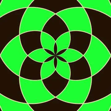 Abstract seamless geometric patterns. Kaleidoscope seamless Stock Illustration