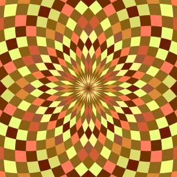Abstract seamless geometric patterns. Kaleidoscope seamless Stock Illustration