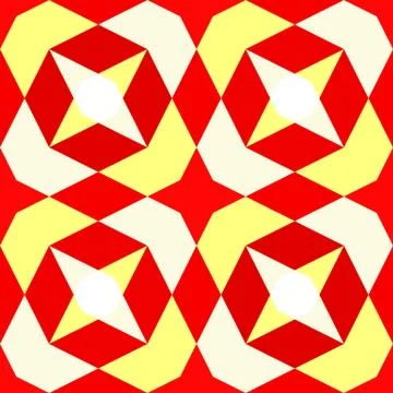 Abstract seamless geometric patterns. Kaleidoscope seamless Stock Illustration