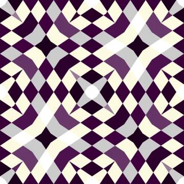 Abstract seamless geometric patterns. Kaleidoscope seamless Stock Illustration