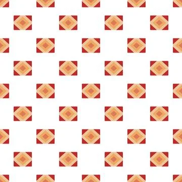 Abstract seamless geometric rhombus pattern on white background 스톡 일러스트