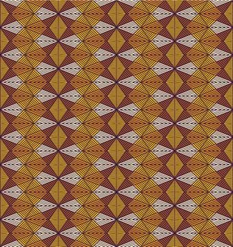 Abstract seamless geometric shape pattern Stock Illustration