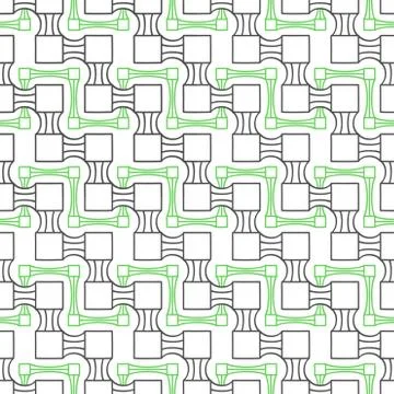 Abstract seamless geometric two levels pattern. Simple mosaic texture backgro Stock-Illustration