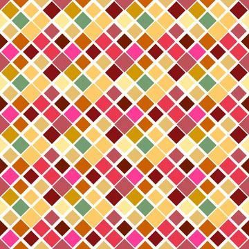 Abstract seamless geometrical diagonal square pattern background Stock Illustration