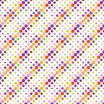 Abstract seamless geometrical dot pattern background design Stock Illustration