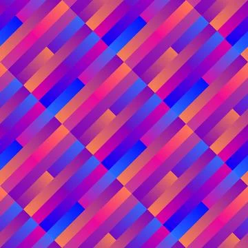 Abstract seamless geometrical gradient rectangle pattern background Stockillustratie