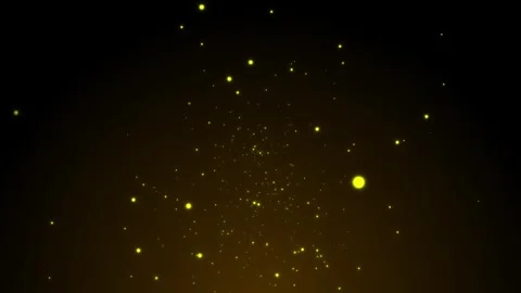 Abstract Seamless Golden Particle Loop Light Dust Background Stock Footage 309610288