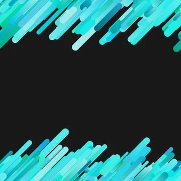 Abstract seamless gradient diagonal rounded stripe pattern background Stock Illustration