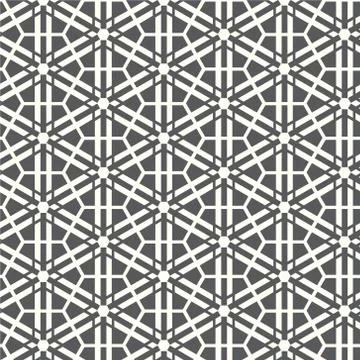 Abstract seamless gray pattern geometrical background Stock Illustration