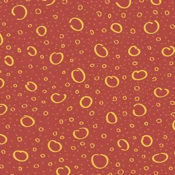 Abstract seamless hand-made circle pattern Stock Illustration