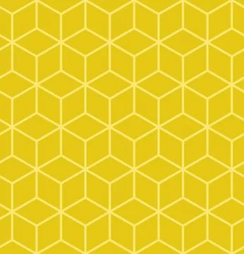 Abstract seamless hexagon pattern. Vector illustration Stock Illustration