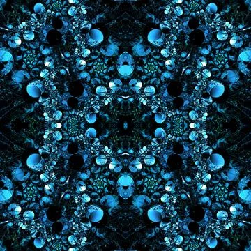 Abstract seamless image of the collapse of the universe Stock Illustration