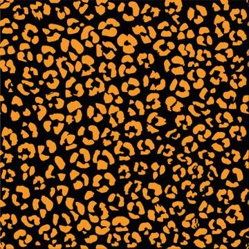 Abstract seamless leopard skin pattern. Jaguar, leopard, Cheetah, Panther Illustrazione stock