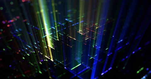 Abstract seamless loop of 3D render computer processor. Stock Footage 149329050