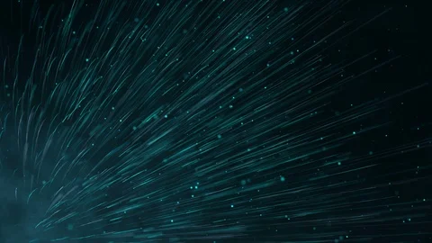 Abstract seamless loop animation of lines and dots. Stock Footage 98295633