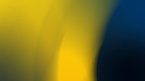 Abstract seamless loop background in 4K. Blurred yellow and deep blue curves Stock Footage 300840299