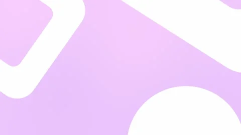 Abstract seamless loop background with soft purple hues and geometric shapes in Stock Footage 309855850