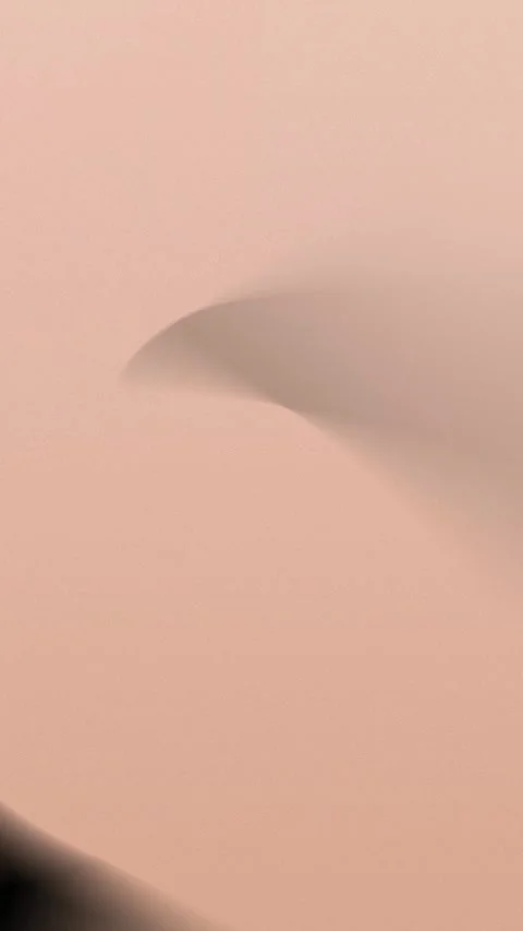 Abstract seamless loop background with soft peach tones and flowing shapes. 4K. Vídeo Stock 309856150