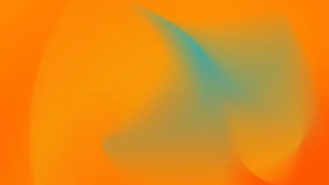 Abstract seamless loop background in vibrant orange and blue hues with smooth Stock Footage 309955664