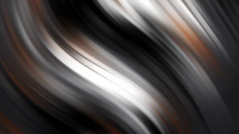 Abstract seamless loop elegant gray white brown color swirl Video stock 126306807