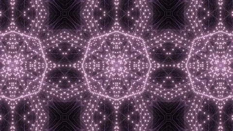 Abstract Seamless Loop Kaleidoscope Pattern Video stock 346140832