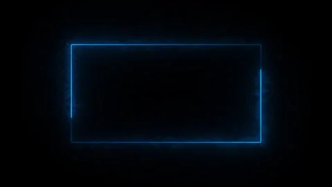 Abstract seamless looped neon frame animation background. Blue purple neon .. Stock Footage 303553559