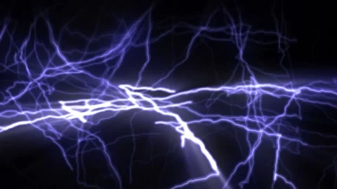 Abstract seamless looping motion background shows flickering electric elements 動画素材 160656078