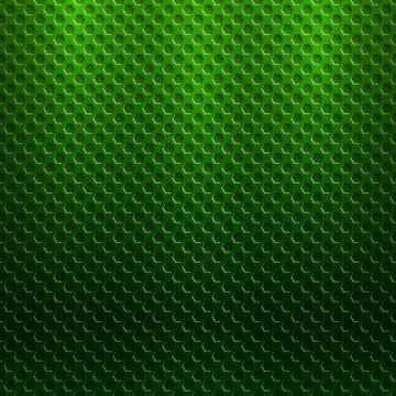 Abstract seamless metallic pattern with hexagon grille Stock Illustration