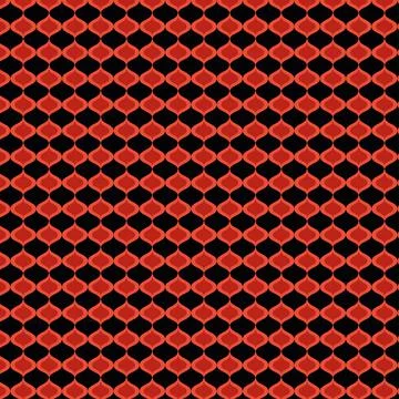 Abstract Seamless Ogee pattern Pattern Stock Illustration