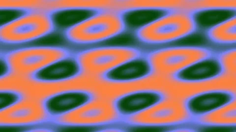 Abstract seamless orange and teal repeating wave pattern background loop Stock Footage 341054969