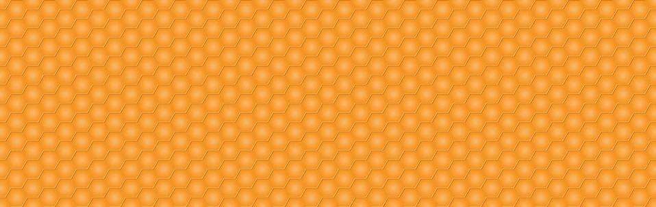 Abstract seamless orange honeycomb pattern for texture, textiles and decorati Stock Illustration