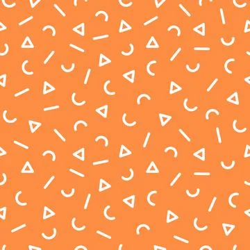 Abstract seamless orange pattern Stock Illustration