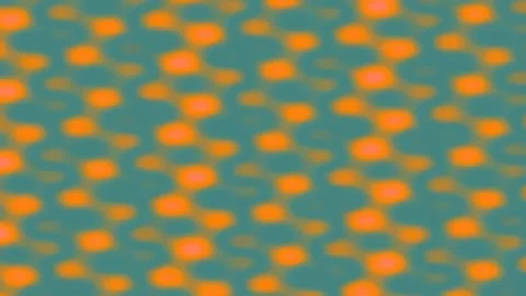 Abstract seamless orange yellow background pattern with soft bokeh circles Stock Footage 340378093