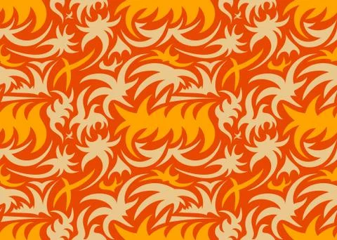 Abstract seamless organic pattern. vector illustration Stock Illustration