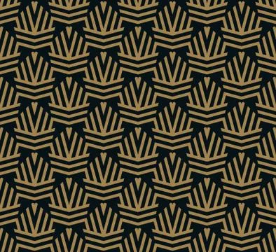 Abstract seamless ornament lines pattern vector illustration イラスト素材