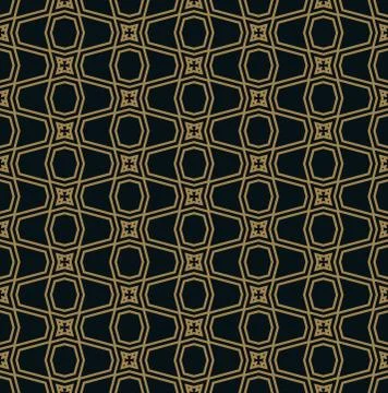 Abstract seamless ornament lines pattern vector illustration Illustrazione stock