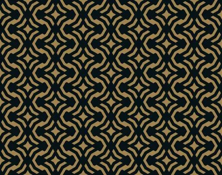 Abstract seamless ornament lines pattern vector illustration Stock Illustration