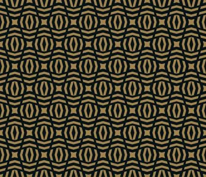 Abstract seamless ornament lines pattern vector illustration Stock Illustration