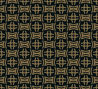 Abstract seamless ornament lines pattern vector illustration Stock Illustration